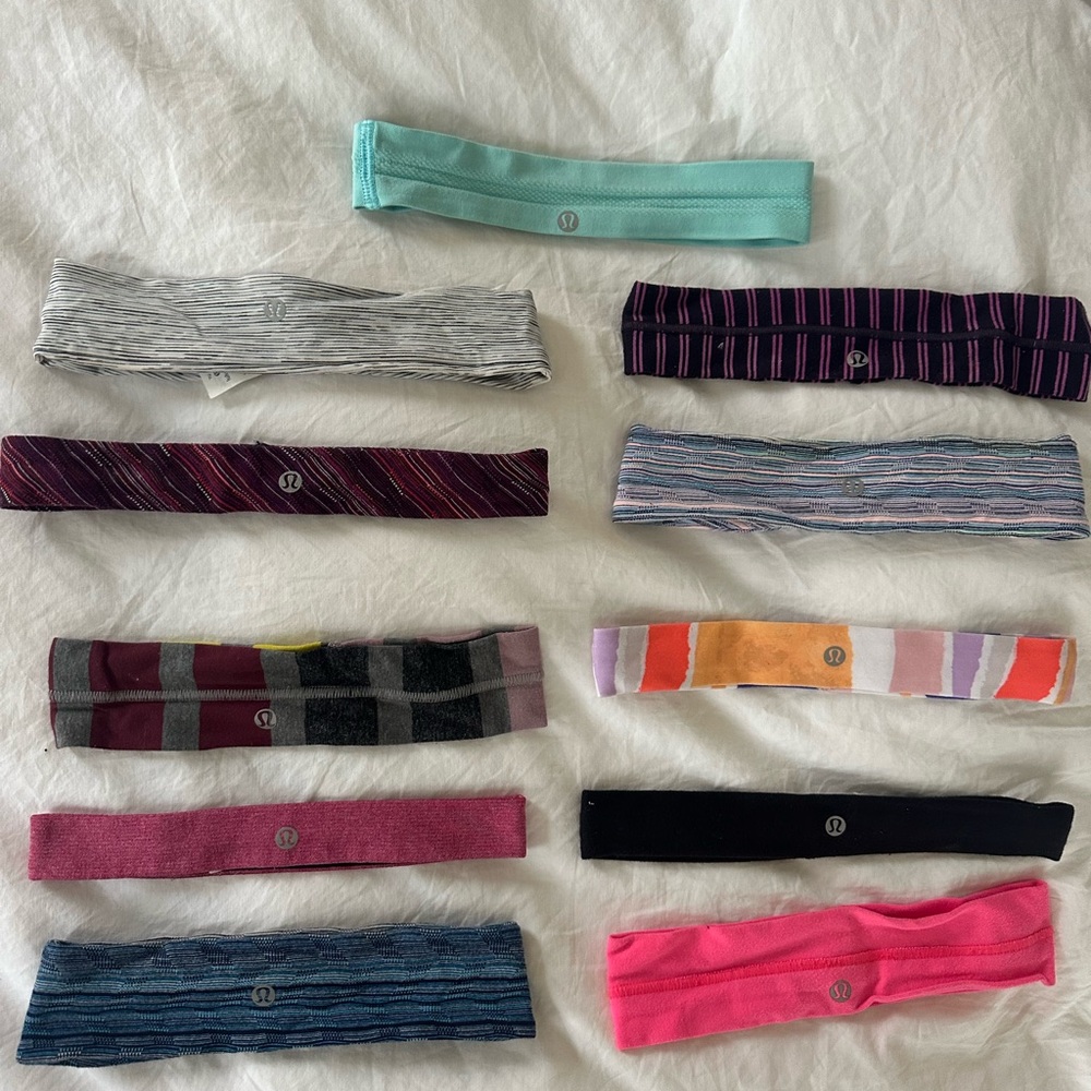 Lululemon Colorful Headband Set